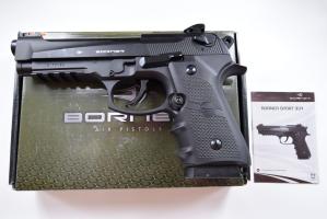 Пневматический пистолет Borner Sport 331 (3 Дж, blowback, Beretta, подвижный затвор) кал. 4.5 мм