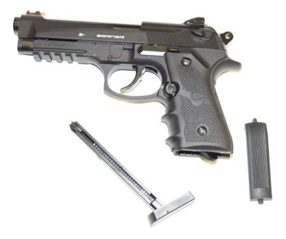 Пневматический пистолет Borner Sport 331 (3 Дж, blowback, подвижный затвор) кал. 4.5 мм