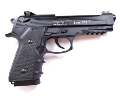Пневматический пистолет Borner Sport 331 (3 Дж, blowback, подвижный затвор) кал. 4.5 мм