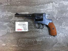 Охолощенный списанный шумовой револьвер Наган Р-412 (Байкал, 10ТК, 1930 года)