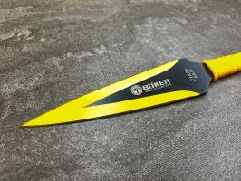 Набор метательных ножей Boker М819 (3 ножа, жёлтый)