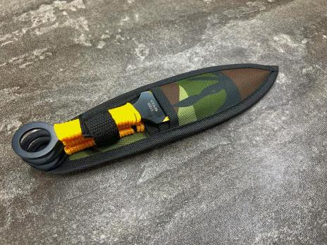 Набор метательных ножей Boker М819 (3 ножа, жёлтый)