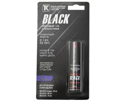 Перцовый баллончик аэрозольный Black (ОС+CS, 25 мл)