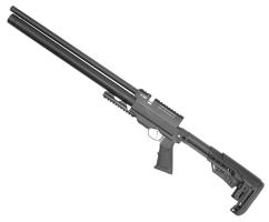 Пневматическая винтовка Kuzey K60 Tactical (пластик, телескоп. приклад, PCP, 3 Дж, баллон 500 см3) 6,35 мм