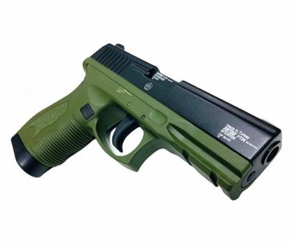 Пистолет охолощенный Retay PT26 Taurus 9mm (СХП Ретай Таурус 9 мм), зеленый