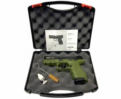 Пистолет охолощенный Retay PT26 Taurus 9mm (СХП Ретай Таурус 9 мм), зеленый