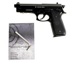 Пневматический пистолет Borner 92M (Beretta 92, металл, неподвижный) 4.5 мм