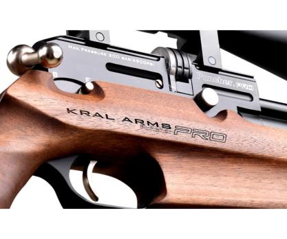 Пневматическая винтовка Kral Puncher Pro (орех, PCP) 4,5 мм